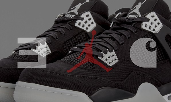 神作登场，Eminem x Jordan Brand x Carhartt 三方联名 Air Jordan IV 鞋款释出