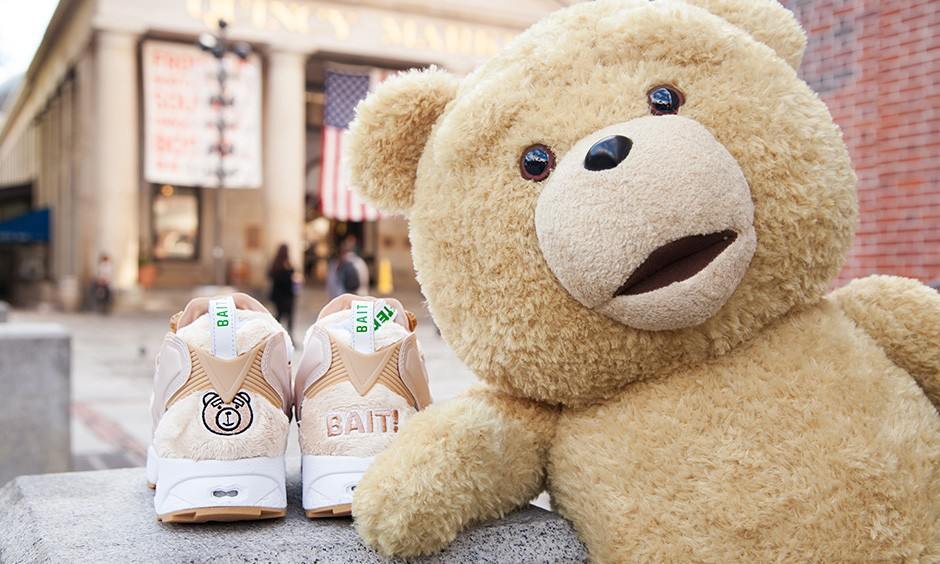 BAIT x 《TED 2》 x Reebok Instapump Fury “Happy Ted” 联名鞋款