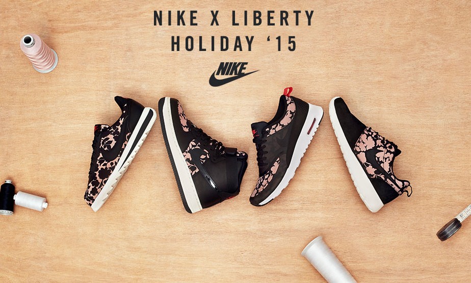 “Maxi” 印花加持，Liberty x Nike 2015 冬季假日联名系列