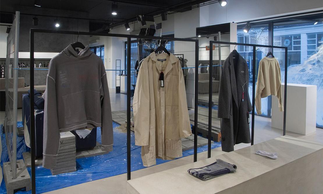 A-COLD-WALL* 鹿特丹 ANSH46 店内陈设 “Spatial Awareness” 艺术装置