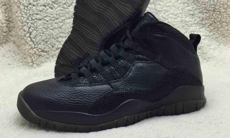 OVO x Air Jordan X 黑色版本细节预览