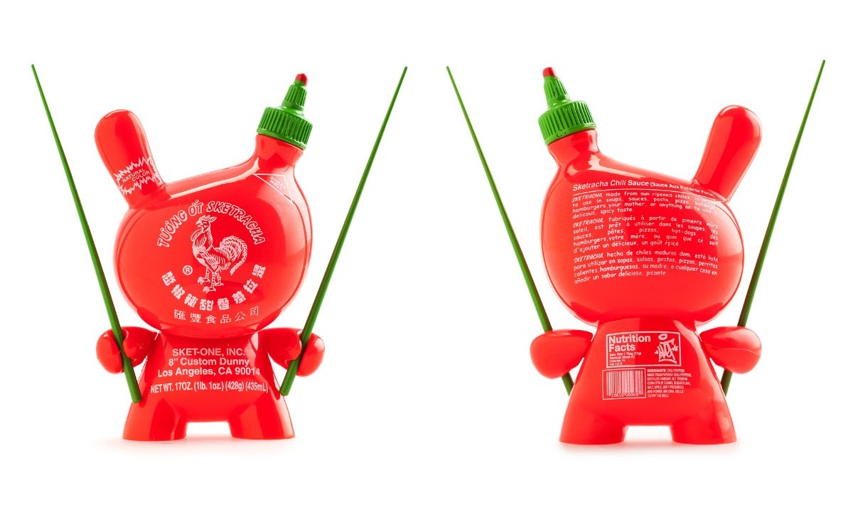 Kidrobot x Sket One 打造「Sriracha」DUNNY 玩偶