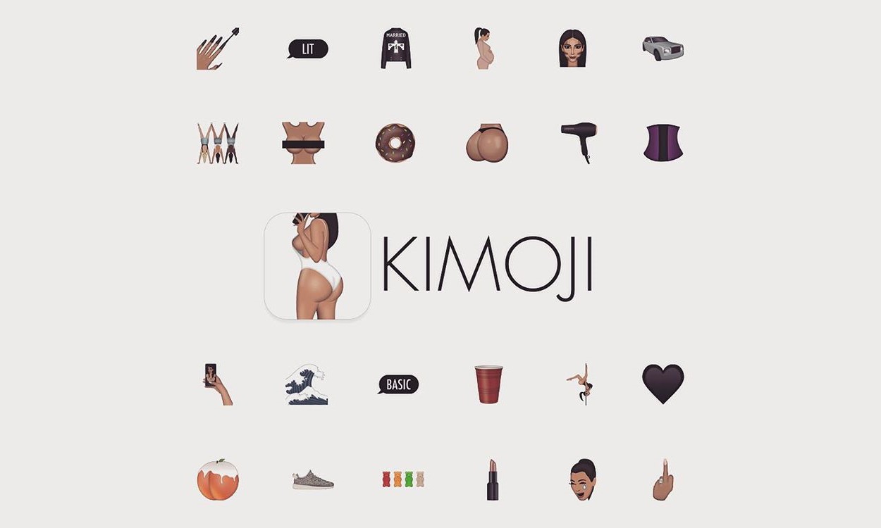 话题女王必备，Kim Kardashian 推出个人 ”KIMOJI“  表情 APP