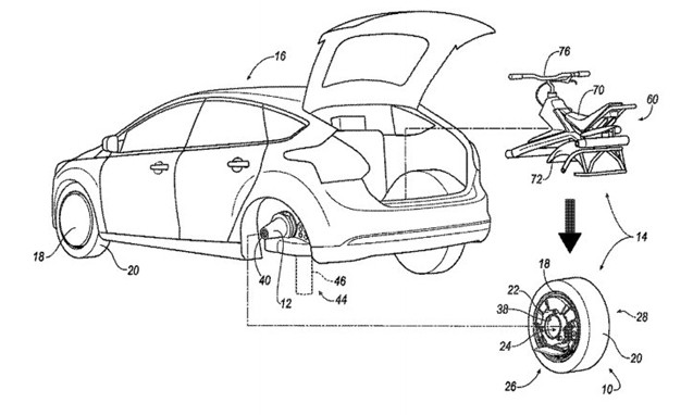 Ford 设计出汽车变成独轮摩托的新概念