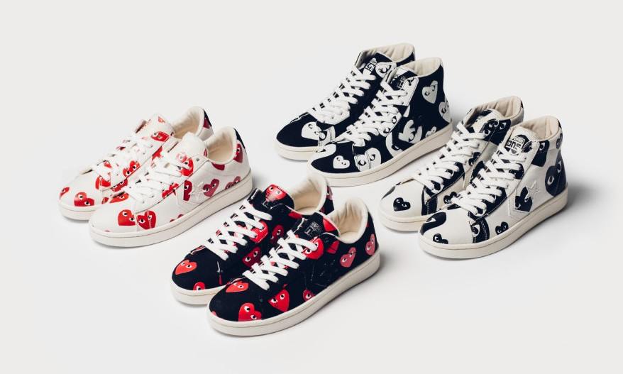 新年献礼，Converse x COMME des GARÇONS PLAY 联名 Pro Leather 开始发售