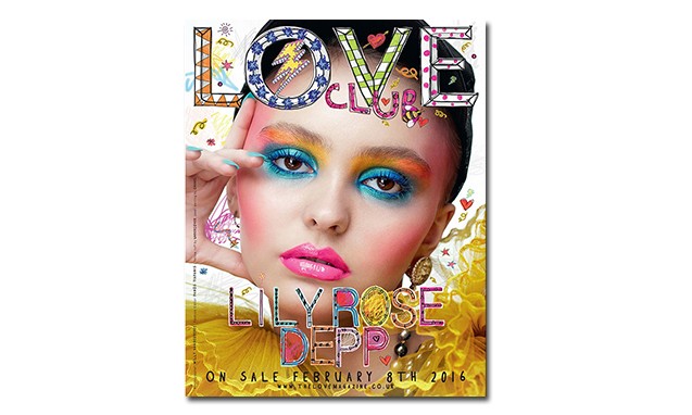 Lily-Rose Depp 登上《LOVE》杂志 2016 春夏 15 期特刊封面