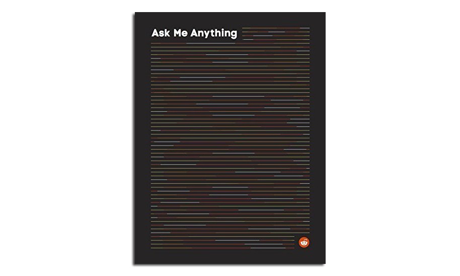 Reddit 将热门板块集结成册出版《Ask Me Anything》精装本