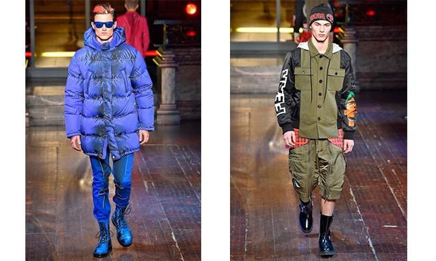 打造 3D 立体视觉，Moschino 2016 秋冬系列伦敦男装周秀场发布
