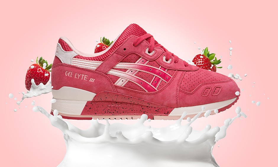 ASICS GEL-Lyte III 全新 “Strawberries & Cream” 配色鞋款