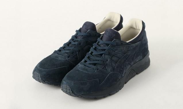 UNITED ARROWS x ASICS Tiger GEL-LYTE V 海军蓝纯色鞋款