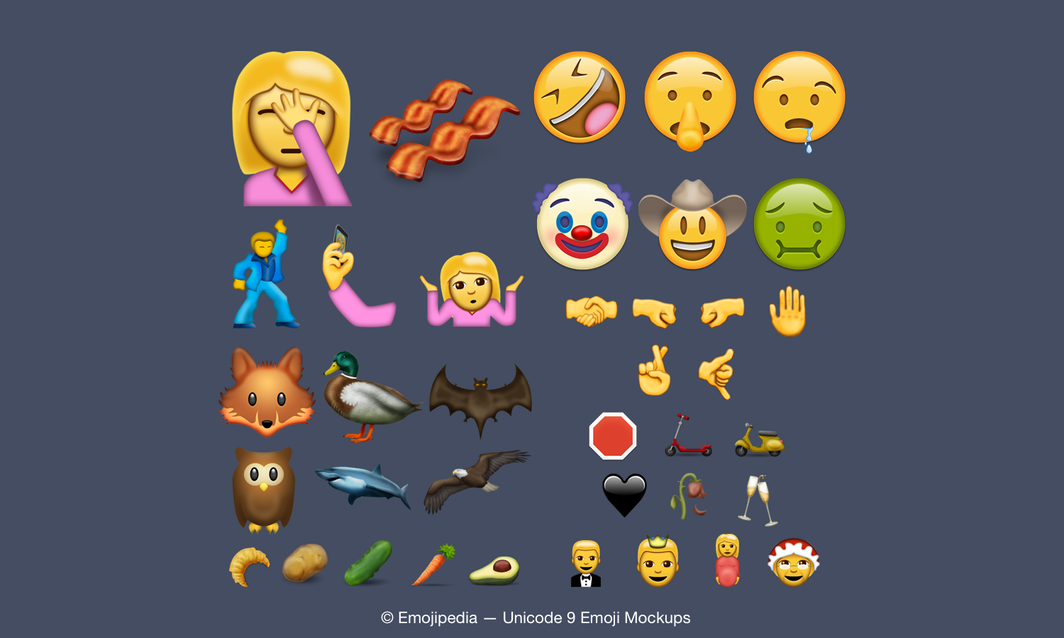 不甘示弱，emoji 将于今年再度增加多种表情