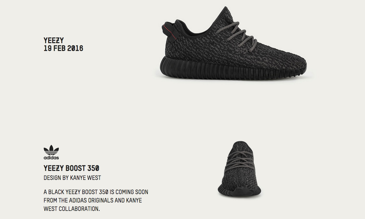 adidas 官方确认 Yeezy Boost 350 “Pirate Black” 发售日期