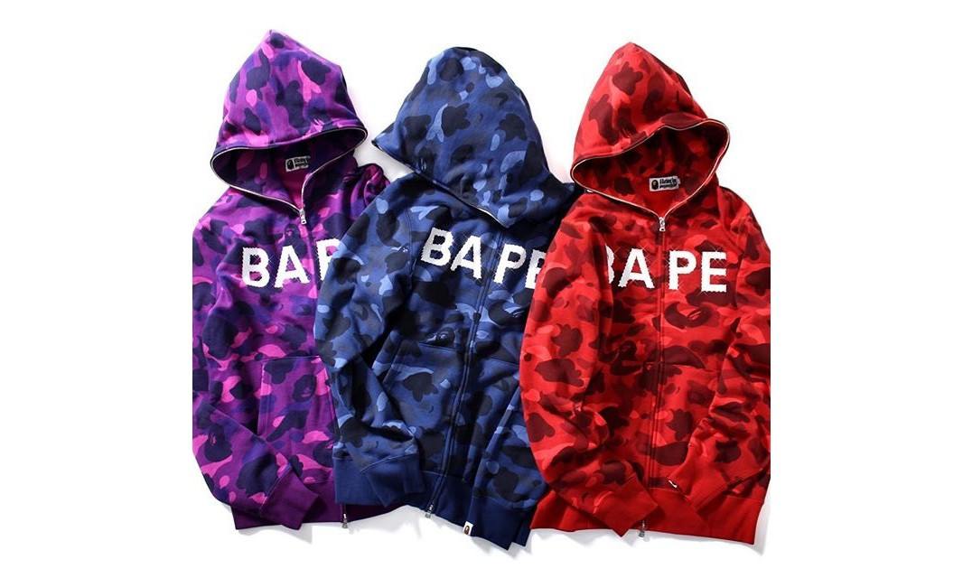 浮夸街头风，BAPE® 施华洛世奇 FULL ZIP HOODIE 开售
