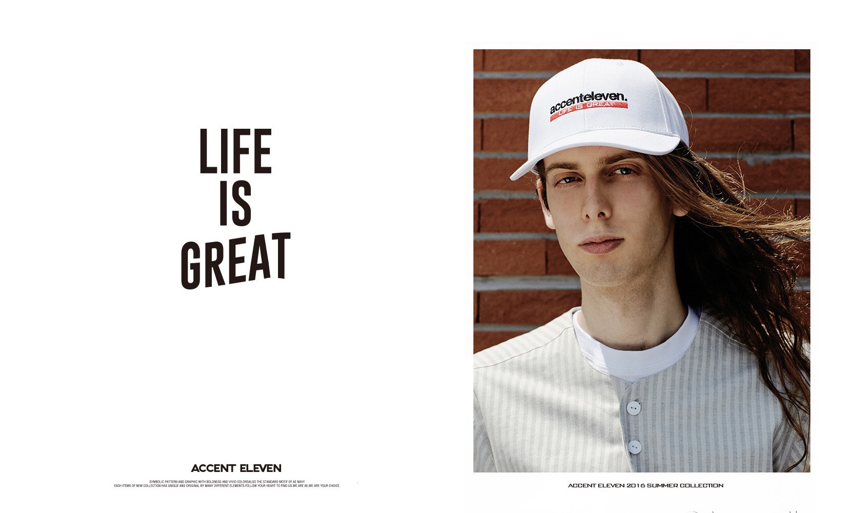 Accent Eleven 2016 夏季 “LIFE IS GREAT” 造型 Lookbook 发布