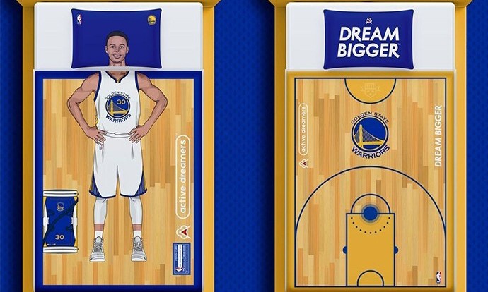 Active Dreamers 实现了你和 NBA 偶像一起睡觉的梦想