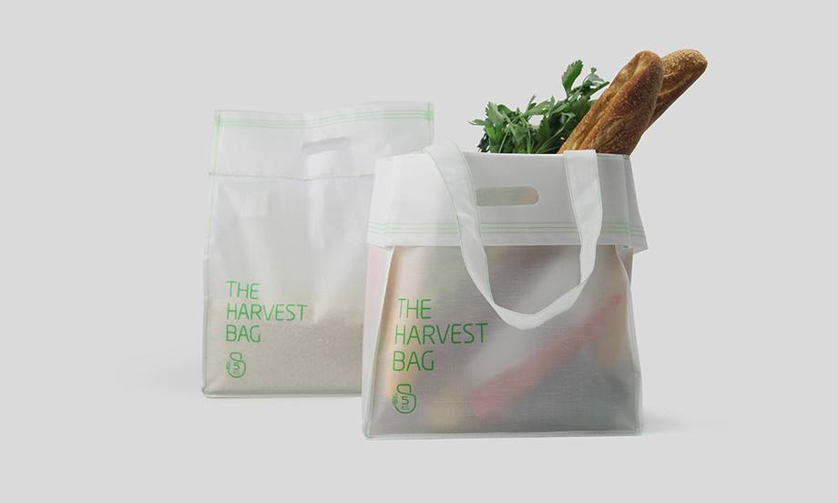 让编织袋变身时尚挎包，这款 “HARVEST BAG” 做到了
