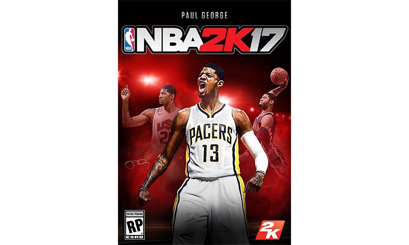 Paul George 入选 NBA 2K17 普版封面人物