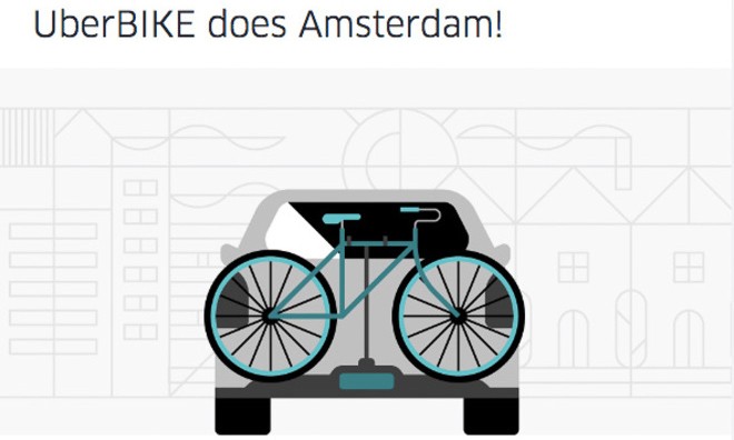 UberBIKE 将送你和自行车一起回家