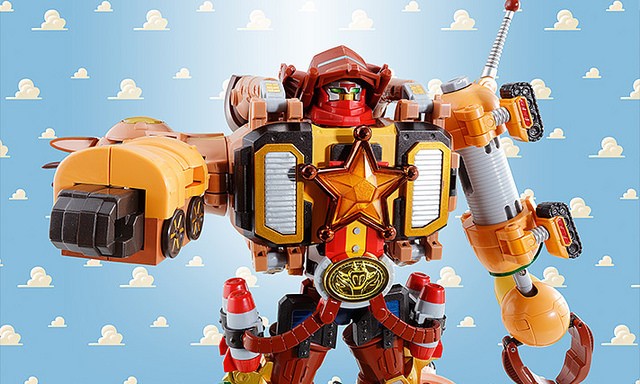 玩具总动员变身组合体，BANDAI 推出超合金 Combination Woody Robo Sheriff Star 玩具