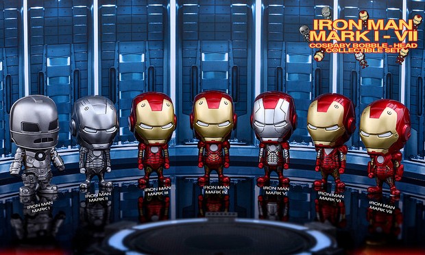 Hot Toys 推出 Iron Man Mark I-VII COSBABY 系列