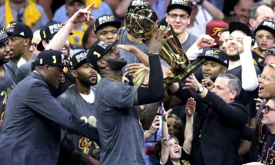 队史首冠！克利夫兰骑士队荣膺 NBA 总冠军
