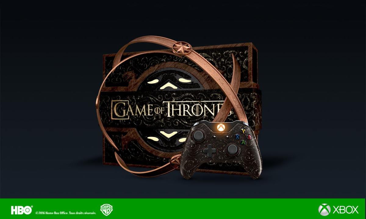 只需动动鼠标，你就有机会获得官方打造的 “权力的游戏” 定制版 Xbox One 主机