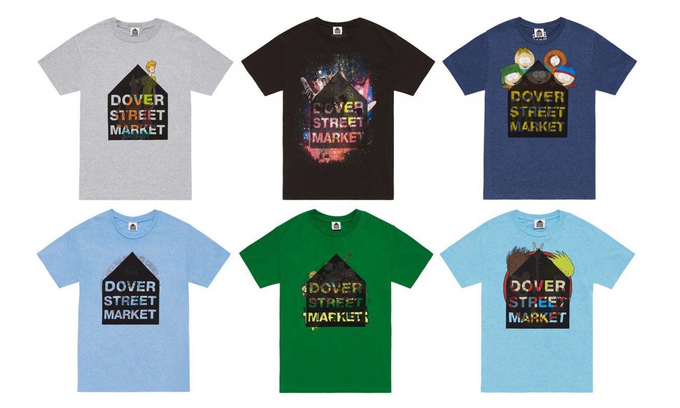 Dover Street Market 2016 夏季复古卡通 T-Shirt 系列