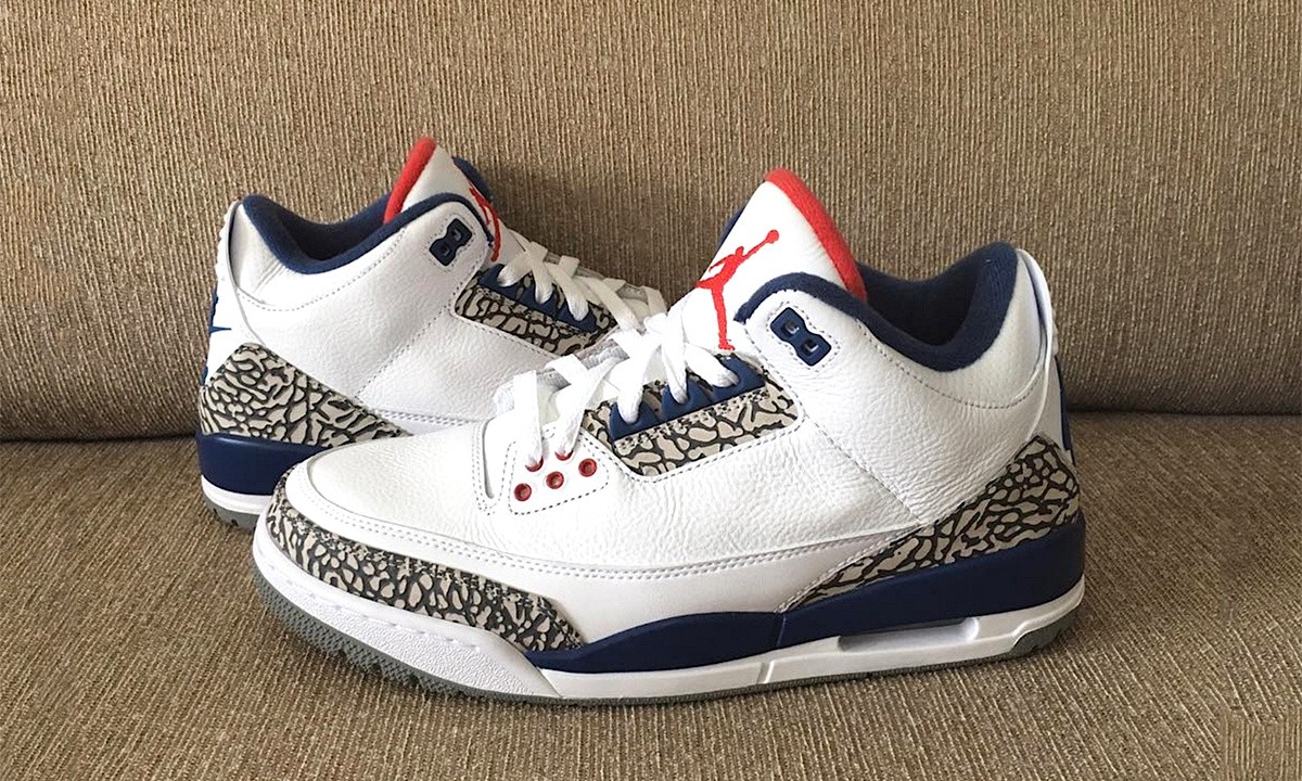 带有 “Swoosh” 的 Air Jordan III Retro “True Blue” 将在今年复刻