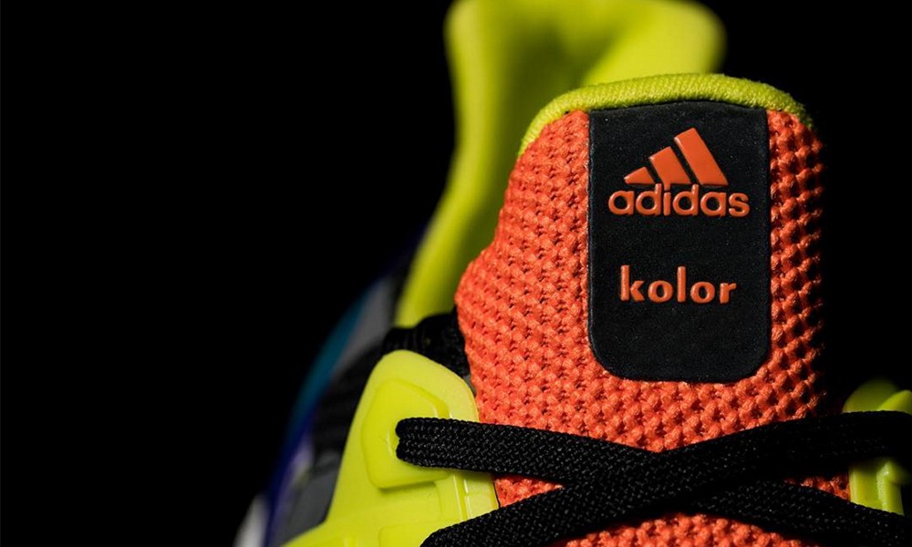 大撞色与 3M 波点的有机结合，kolor x adidas Ultra Boost 鞋款曝光