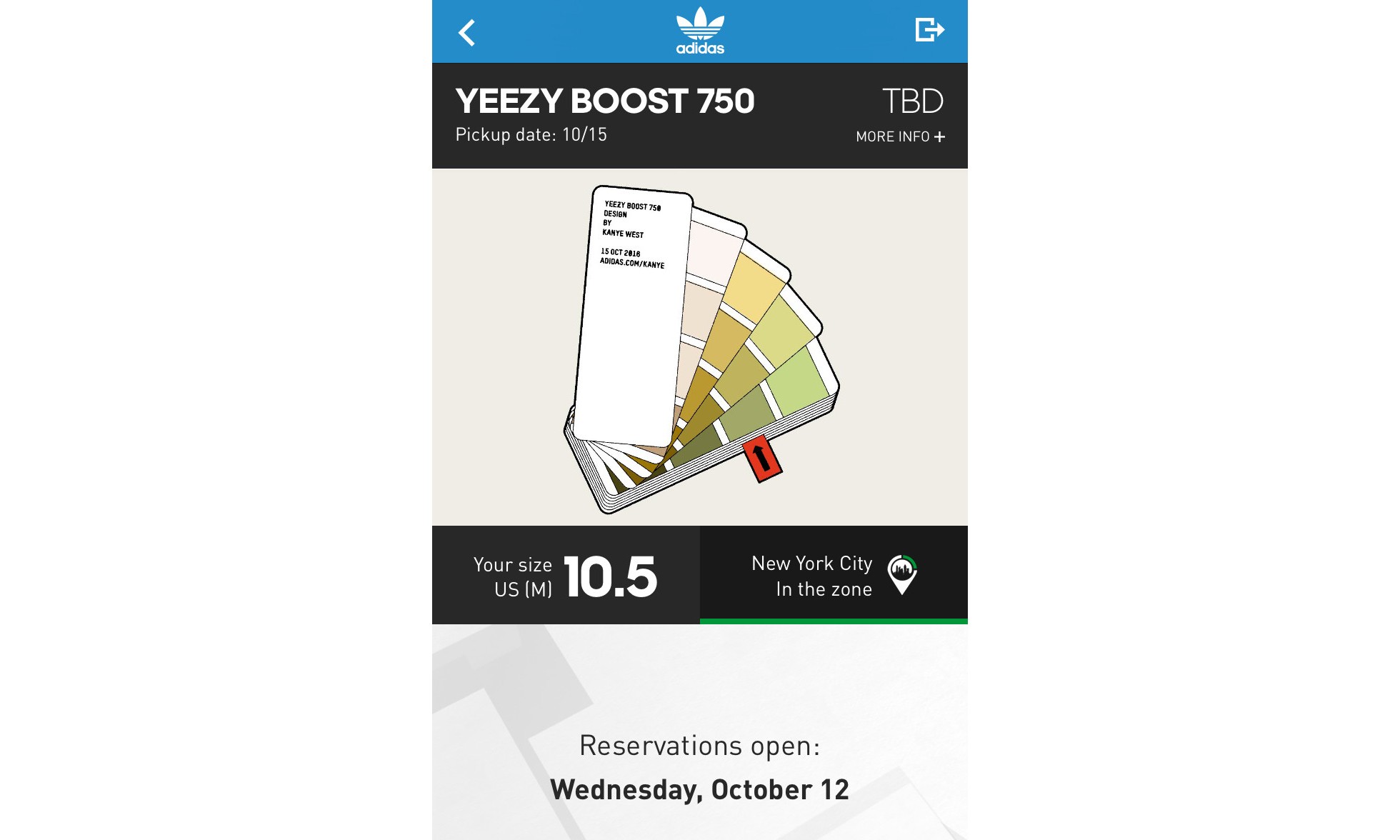 adidas 于官方 app 上开启 Yeezy Boost 750 “Chocolate” 抽签购买通道