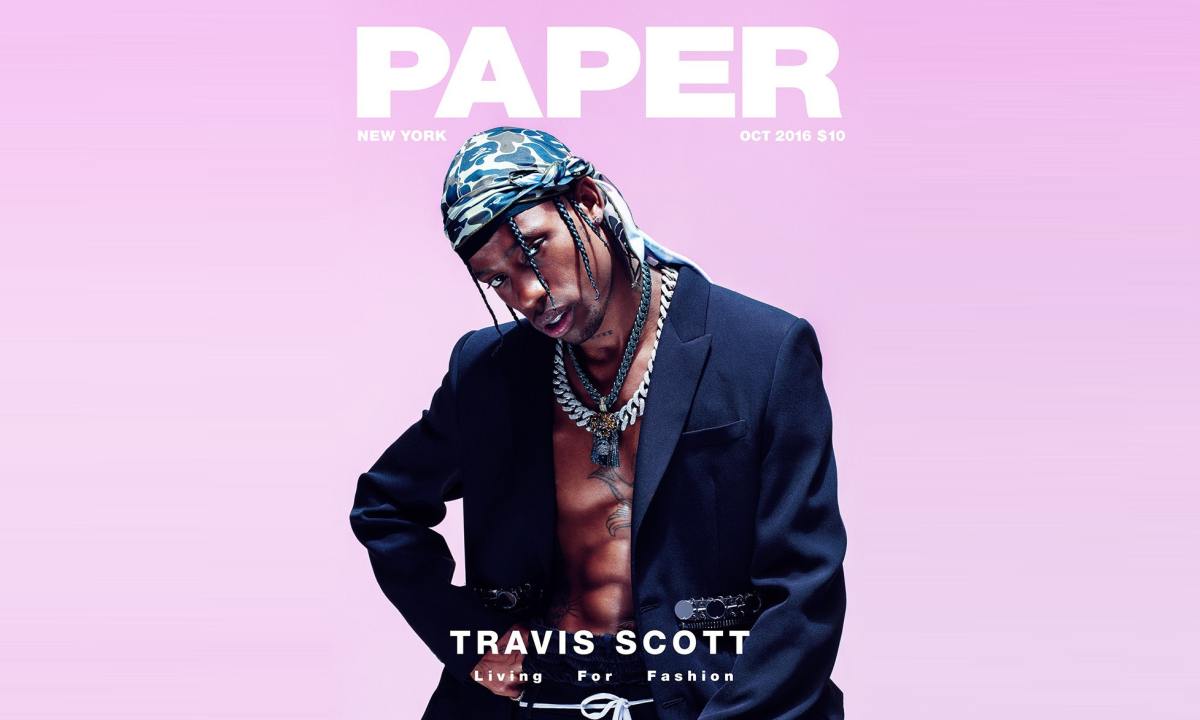 Travis Scott 为《PAPER》拍摄 10 月封面,穿搭示范更是精彩