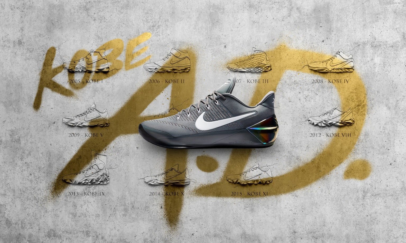 开启新篇章！Nike 正式发布全新签名鞋 Kobe A.D.