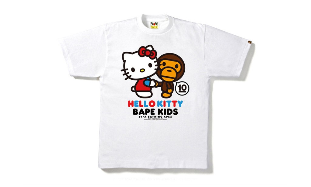 BAPE® KIDS 找来 Hello Kitty 和 My Melody 与小朋友们一同庆祝 10 周年
