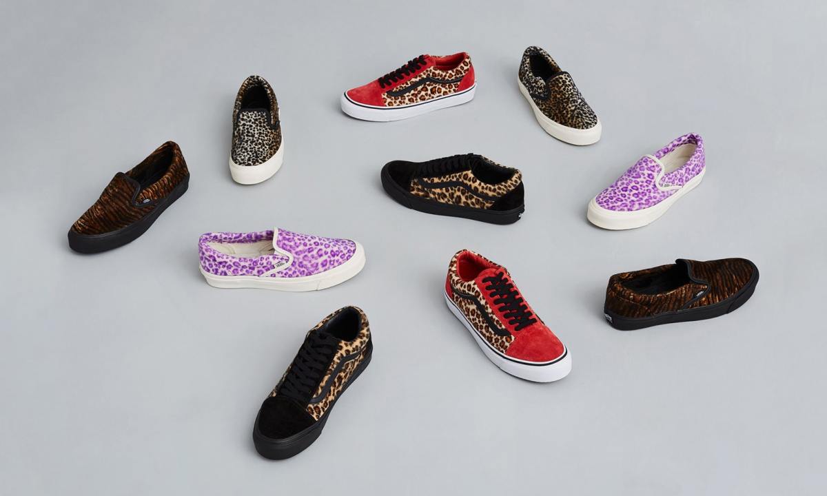 “旗袍”之后，Opening Ceremony 和 Vans 又把豹纹、虎纹呈现在鞋款之上