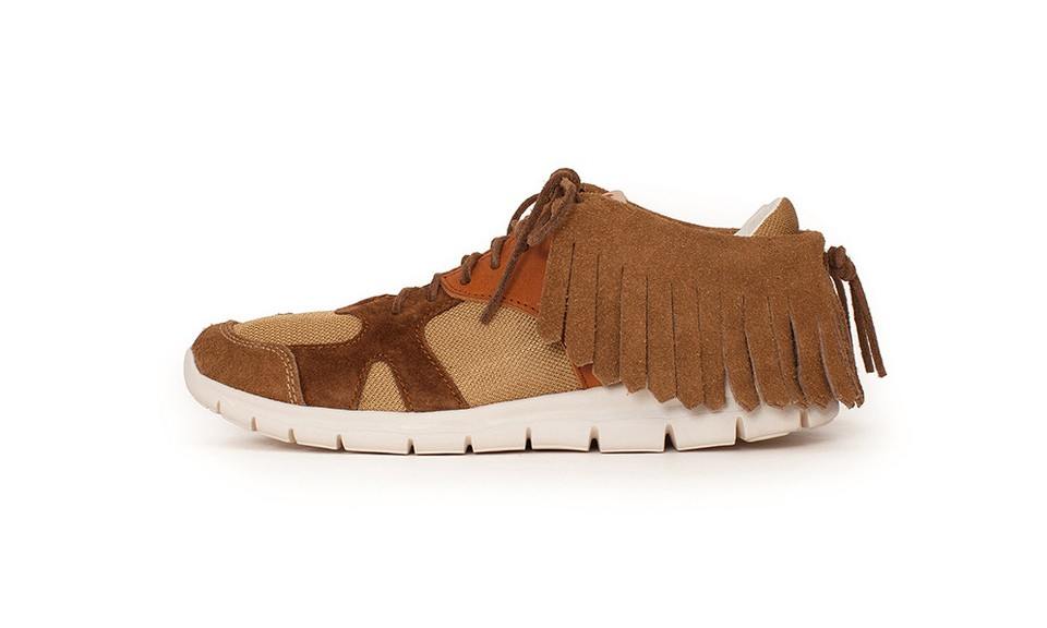 民族风跑鞋设计，visvim 2016 秋冬 ORAIVI SHAMAN RUNNER
