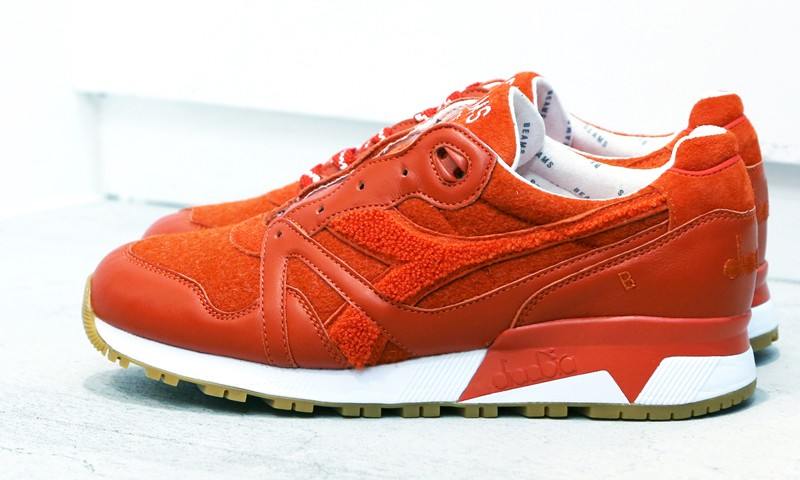 品牌主题色设计，BEAMS x DIADORA N9000 合作鞋款