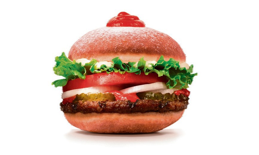 汉堡王推出番茄酱 Donut Whopper 汉堡庆祝光明节
