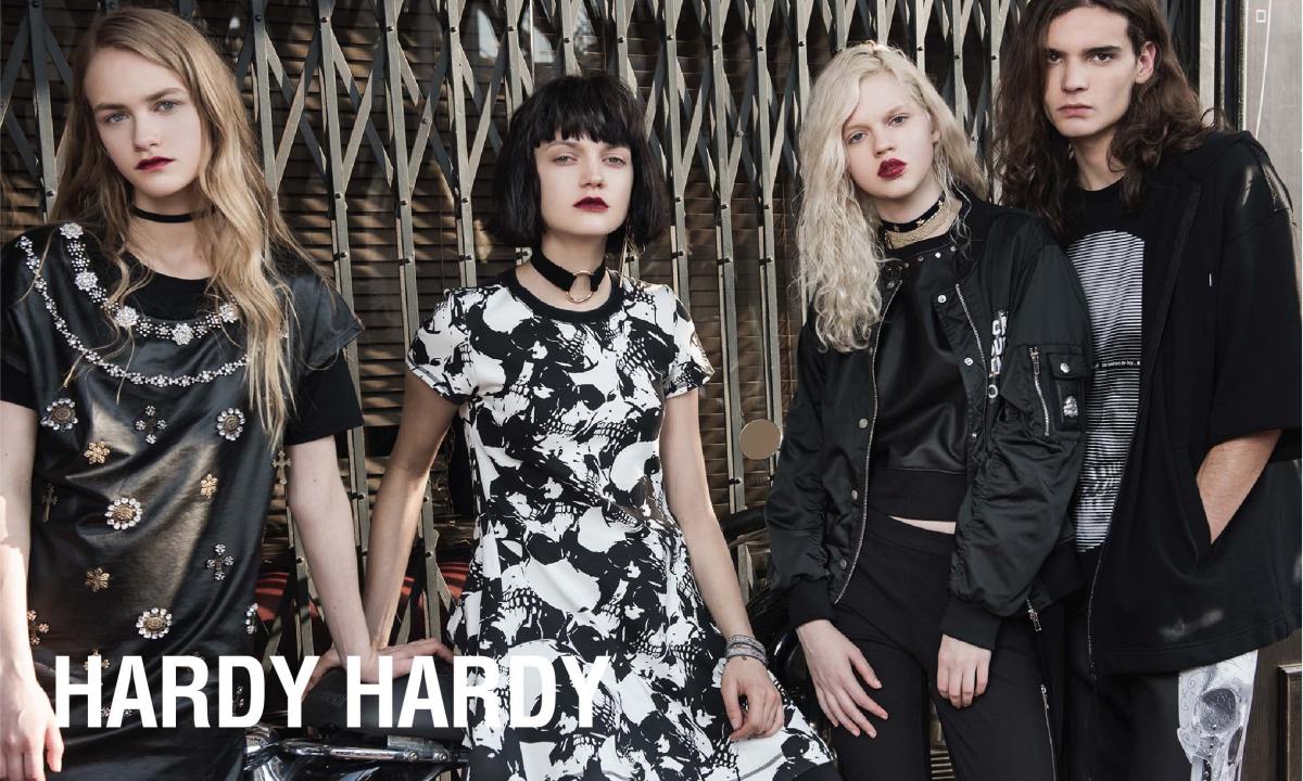 新世代摇滚风潮,Hardy Hardy 2017 春夏系列造型 Lookbook 先览