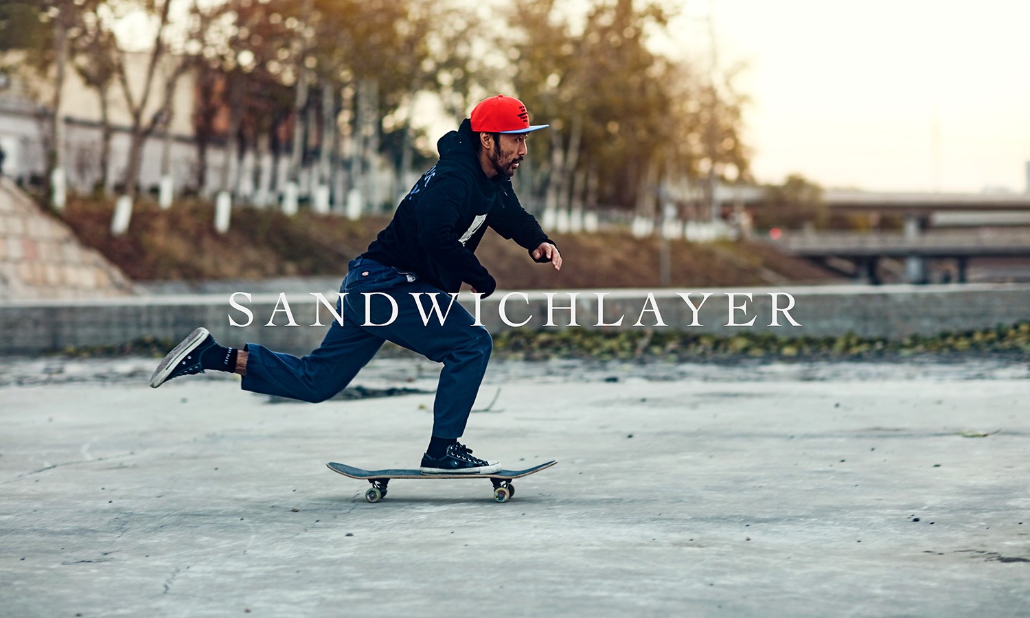 联手社会滑板，SANDWICH LAYER 2017 春季首个系列登场