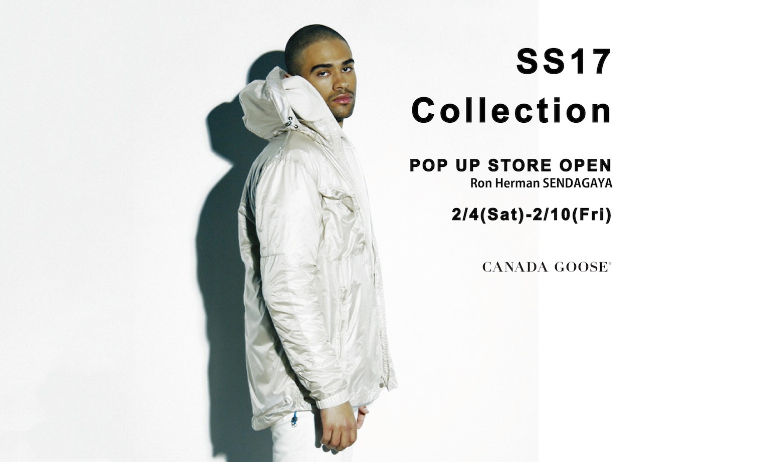 CANADA GOOSE 将首次于东京开设 POP UP STORE