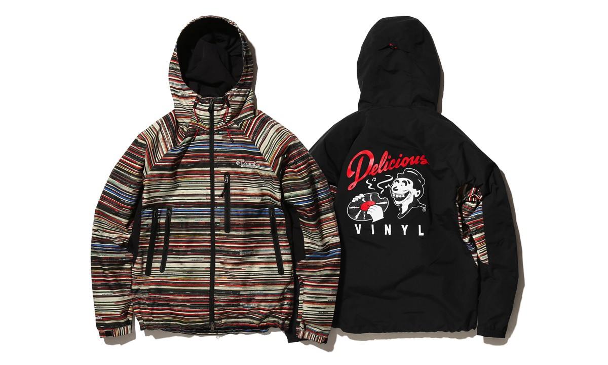 Columbia x Kinetics x Delicious VINYL 三方联名冲锋衣