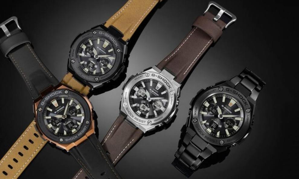 G-Shock 推出皮革表带 G-Steel 系列腕表