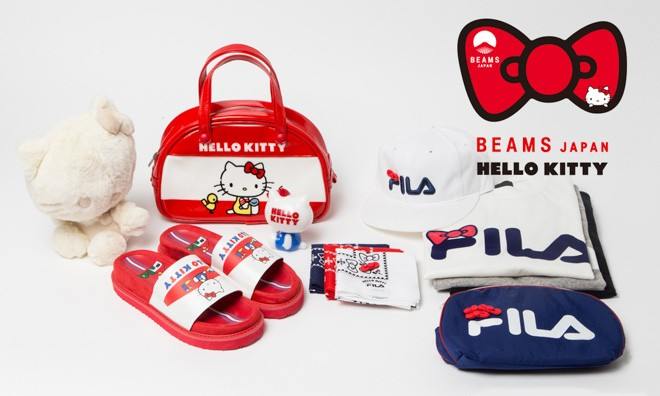 HELLO KITTY x BEAMS JAPAN 还带来了 FILA 別注单品