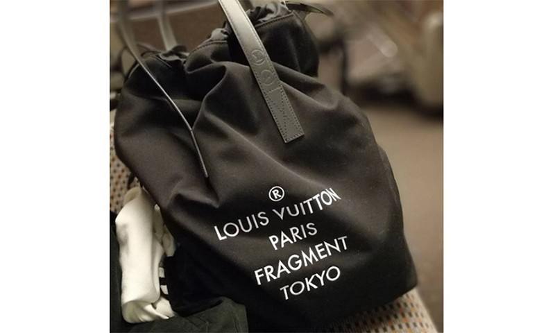 藤原浩曝光 Louis Vuitton x fragment design 联名手提袋