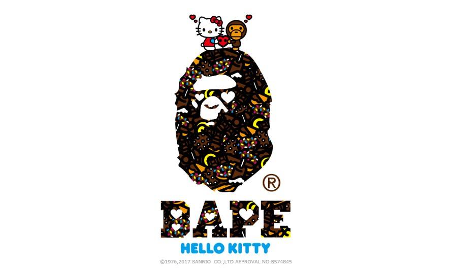 HELLO KITTY＆MY MELODY 与 BAPE® 携手为你带来情人节主题系列