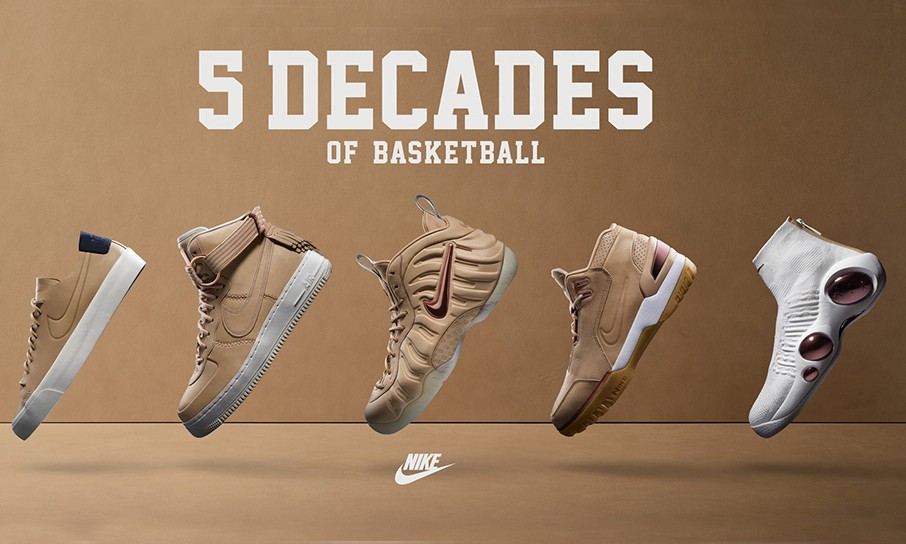 Nike 携手 KITH 打造 “5 Decades of Basketball”