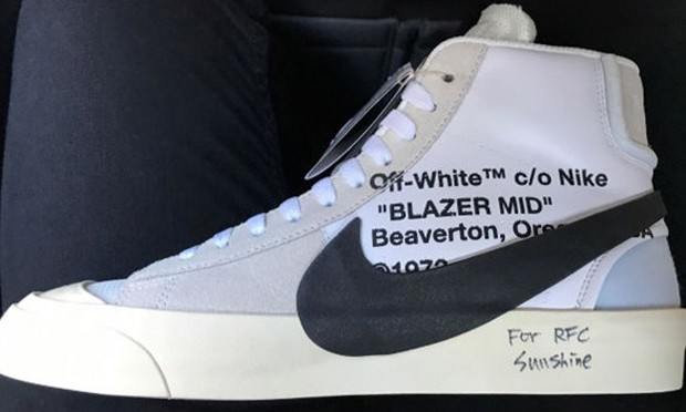 来看看 OFF-WHITE x Nike Blazer Mid 的全貌