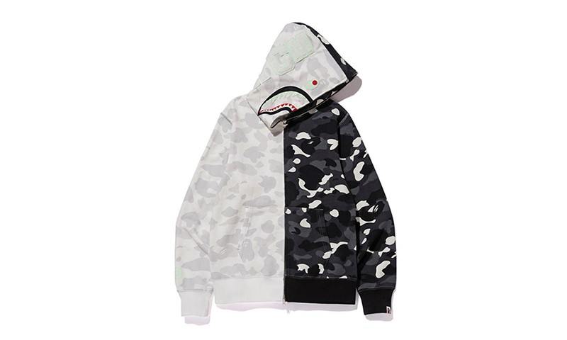 A BATHING APE® 再次推出拼色夜光卫衣