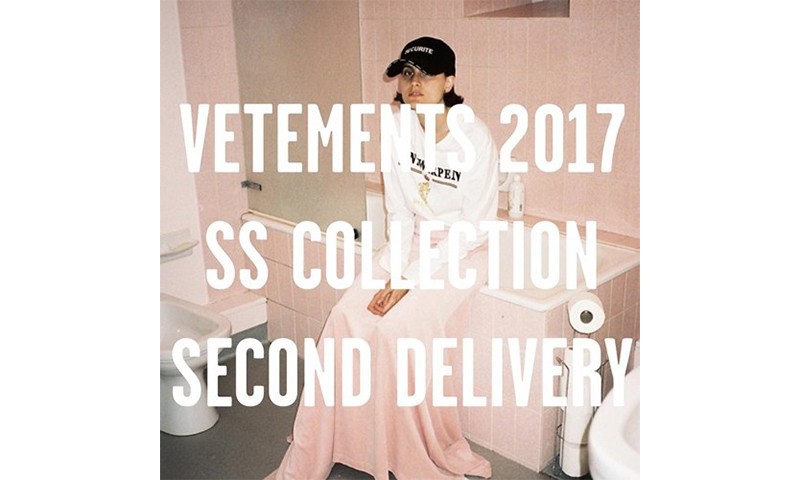 VETEMENTS 2017 春夏系列第二波单品即将于 ADDITION ADELAIDE 上架