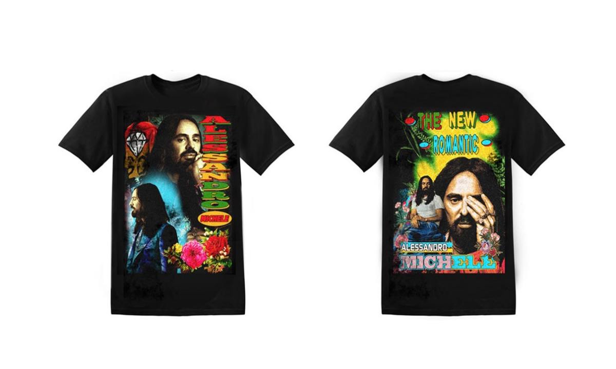 神似旅游纪念衫，Modern Man 推出 Alessandro Michele 巡演 T 恤